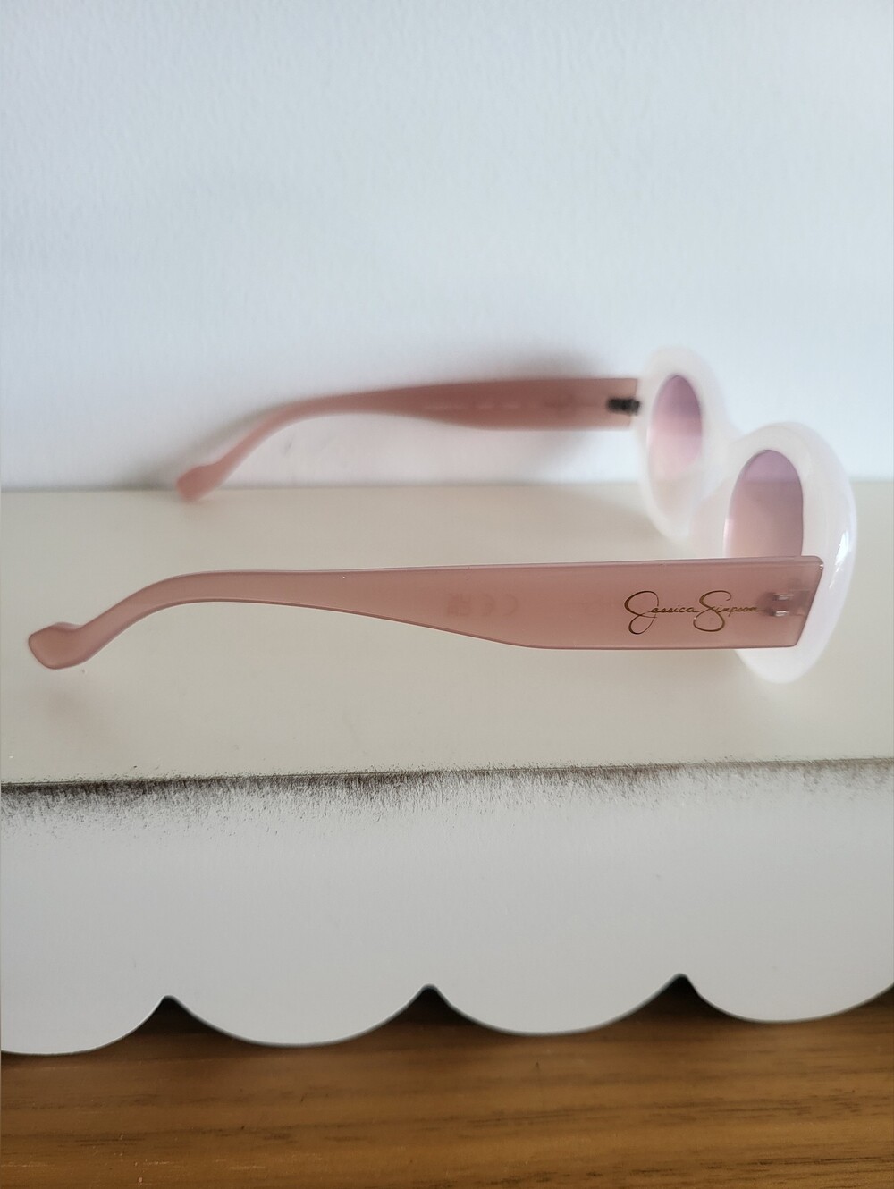 Jessica Simpson Kids Rose-Tinted Round Sunglasses
